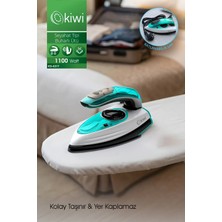 St. Morritz KSI-6317 2'si 1 Arada Buharlı Seyahat Ütüsü & Dikey Portatif Kırışık Giderici Mavi