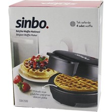 St. Morritz Döküm Belçika Waffle Makinesi Elektrikli 4 Waffle Yapışmaz Yüzey 1000W SSM-2589 (4887)