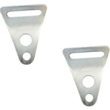 Sh Ticaret Usin 2 Adet 2 cm Çanta Sapı Branda Çadır Kemer Yük Bağlama Gerdirme Delikli Metal Tokası