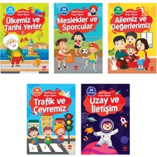 Ema Kitap Okul Öncesi Boya Öğren Seti Çıkartmalı-5 Kitap Takım