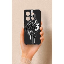 Vip Case Infinix Note 30 Uyumlu Siyah Beyaz Sarmaşık Desenli Silikon Kılıf