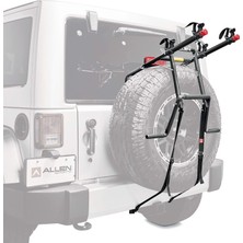 Sh Ticaret Allen Sports Deluxe 2-Bisiklet Yedek Lastik Monteli Taşıyıcı, Model 322DN, Siyah