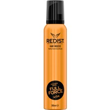 Redist Full Force Saç Köpüğü 300 ml – Saç Şekillendirme ve Güçlü Sabitleme No'04