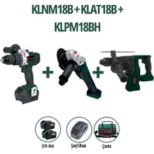 KL Pro Klpro KLNM18B + KLAT18B + KLPM18BH 18V 5.0AH Üçlü Set