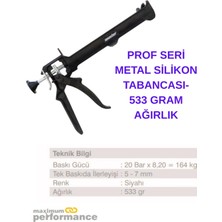 St. Morritz Profesyonel Seri 1. Kaliteli Metal Silikon Tabancası- 533 Gram Ağırlık