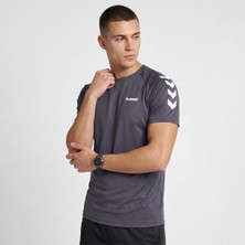 Hummel Chevron Erkek Gri Tişört