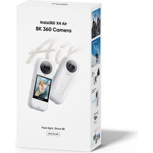 INSTA360 X4 Air 8k Aksiyon Kamera / Starter Bundle (Arctic White)