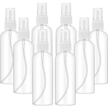 Sh Ticaret 8 Adet Sprey Şişesi, 100 Ml, Küçük Boş Püskürtücü, Ince Sis - Plastik Şeffaf