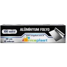Niceplast Alüminyum Folyo 100 Metre 30CM 10 Mikron