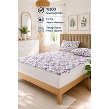 Ely Parker Yumuşak-Sessiz Sıvı Geçiremez Fitted Alez Yatak Koruyucu Desenli Alez