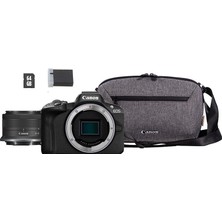 Canon Eos R50 Rf S 18-45 Is Stm Travel Kit Aynasız Aps-C Fotoğraf Makinesi