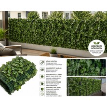 Dogant Yapay Sarmaşık Çit Yaprak Çit Balkon Bahçe Çiti 1x3 mt