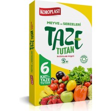 Sh Ticaret Koroplast Taze Tutan Buzdolabı Poşeti 5'li Set, 30 Güne Kadar Taze Tutan Buzdolabı Torbası, Bpa Içe