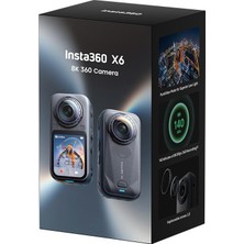 INSTA360 X6 8k Aksiyon Kamera Standard Bundle (Midnight Black)