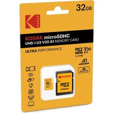 Kodak Ultra Performance 32 GB Micro Sd Hafıza Kartı