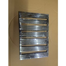 Paslanmaz Krom Izgara 40X26,5 cm - Mangal ve Barbeküler Için Uygundur