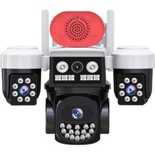 Joysee W3 9mp 3.6mm 2x2.8mm Üç Kamera 19IR+18LED Wifi Ptz Kamera
