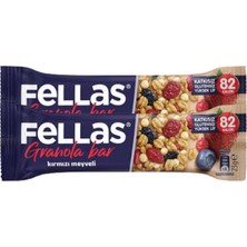 Fellas Kırmızı Meyveli Granola Bar 23GR X2