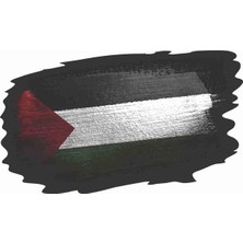 Sh Ticaret Sticker Usta Filistin Bayrağı Sticker - 18082 Renkli 10 x 17 cm