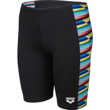 St. Morritz Racing Stripe Swim Jammer Çocuk Siyah Yüzücü Mayosu 009012550