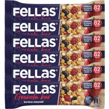 Fellas Kırmızı Meyveli Granola Bar 23GR X6