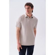 Mudo Erkek Bej Polo Yaka T-Shirt