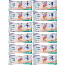 Sh Ticaret Lux Hasta Vücut Temizleme Islak Mendil Havlu, 50 Yaprak, Xl, 12'li Set
