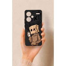 Vip Case Redmi Note 13 Pro Plus Uyumlu Kahve Molası Desenli Silikon Kılıf
