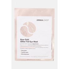 Sh Ticaret Dermal Gold Glitter Foil Eye Mask 4 G