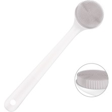 Sh Ticaret V-Top Duş Için Sırt Fırçası, Peeling, Saplı Vücut Ovucu, Yumuşak Duş Fırçası, Erkek Kadı