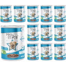 Sh Ticaret Prostar Yetişkin Balıklı Jöleli Konserve Mama 400 gr x 12 Adet