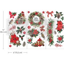 Sh Ticaret Redesign With Redesign Klasik Noel 6 Inç x 12 Inç Transfer