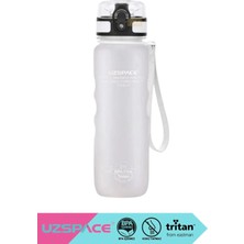 Uzspace 500ml Yeni Koleksiyon Tutma Destekli El Askılı Kilitlenebilir Kapaklı Soft-Touch Tritan Su Matarası BPA Yok Koku Yok