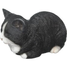 Sh Ticaret Hi-Line Gift Ltd Geschenk Statue, Schlafende Katze, Schwarz/weiß