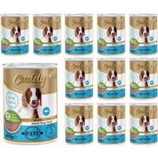 Sh Ticaret Cuddy Yetişkin Balıklı Pate Yaş Mama 400 gr x 12 Adet
