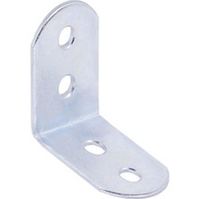 Sh Ticaret BADEM10 Mobilya Dolap Köşe Bağlantı Sabitleme L Demir Köşebent Gönye 30X30X17 mm (5 Adet)