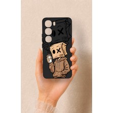 Vip Case Vivo V40 Lite 5g Uyumlu Kahve Molası Desenli Silikon Kılıf