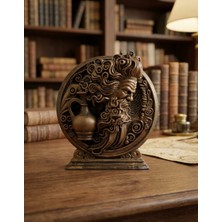 Novapar Mitolojik Kova (Aquarius) Eskitme Bronz Büst – Bilgi ve Yaşam Kaynağı Temalı Masa Üstü Biblo & Hediyelik Obje