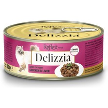 Sh Ticaret Plus Delizzia Sos Içinde Parça Etli Tavuklu Ciğerli Yetişkin 85 Gram