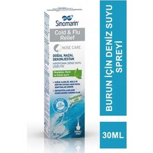 Sh Ticaret Sinomarin Cold & Flu Relief Sprey, 30 Ml, Burun Bakımı