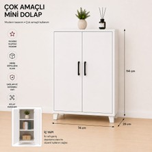 Murat Mobilya Iki Kapaklı Çok Amaçlı Mini Dolap