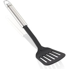 Sh Ticaret Leifheit Naylon Sterling Spatula, Paslanmaz Çelik Isıya Dayanıklı Naylon, Çiziksiz Pişirm