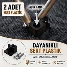 Açık Kanallı Katlanır Kamp Sandalye ve Masa Plastik Ayak Bağlantı Aparatı 2 Adet Açık Kanallı