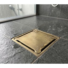 Titanium Design Antik Yer Süzgeci/sifonu