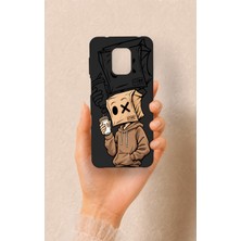 Vip Case Redmi Note 9 Pro 9s Uyumlu Kahve Molası Desenli Silikon Kılıf