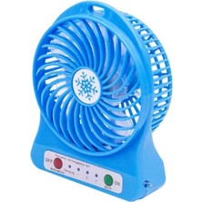 St. Morritz Masa Üstü Şarjlı Mini Vantilatör Fan 3 Kademeli USB Mini