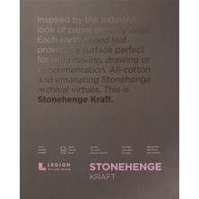 Sh Ticaret STONEHENGE%100 Pamuk Orta Ağırlık Pedi, Kraft, 250GSM, Kuru Ortam Için 15 Yaprak (11X14)