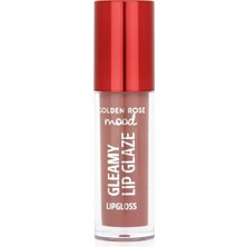 Sh Ticaret Mood Gleamy Lip Glaze Lipgloss NO:201 Nude Kiss - Renkli Dudak Parlatıcısı