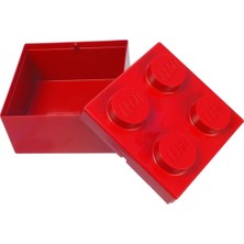 Sh Ticaret Storage 853234 2*2 Red Food Box