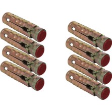 Sh Ticaret Tapalı Çekme Çelik Dübel M12X45 mm Genleşmeli Iç M8 Montaj Bağlantı Aparat 8 Adet